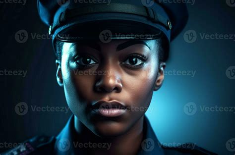 Young Female Black Police Generate Ai 32292748 Stock Photo At Vecteezy
