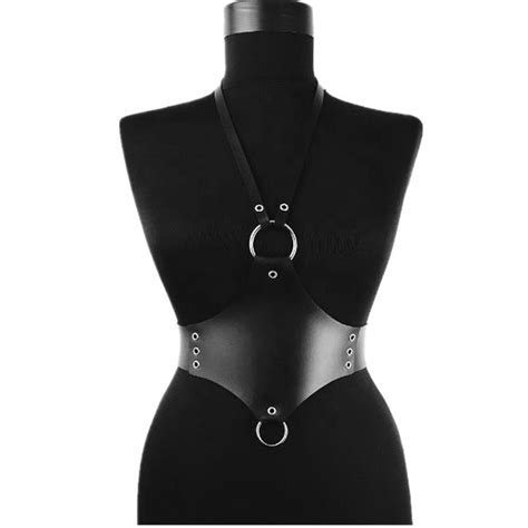 Sexy Body Garters Leather Harness Belts Erotica Pastel Goth Bondage