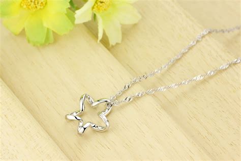 Genuine 100 925 Sterling Silver Shining Star Shape Paved Cubic