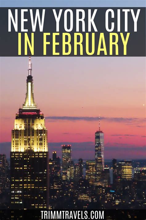 New York In February For Valentines And Beyond Trimm Travels In 2021