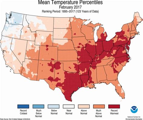 Assessing The Us Climate In February 2017 News National Texas