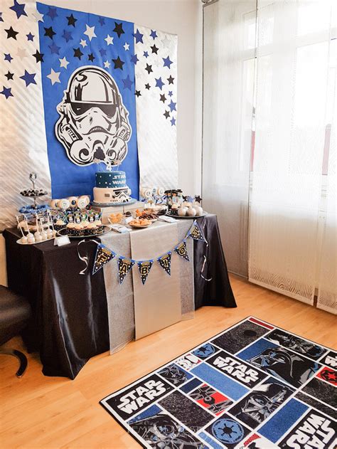 Karas Party Ideas Storm Trooper Star Wars Birthday Party Karas