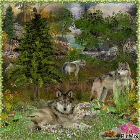 Wolf Land Free Animated  Picmix