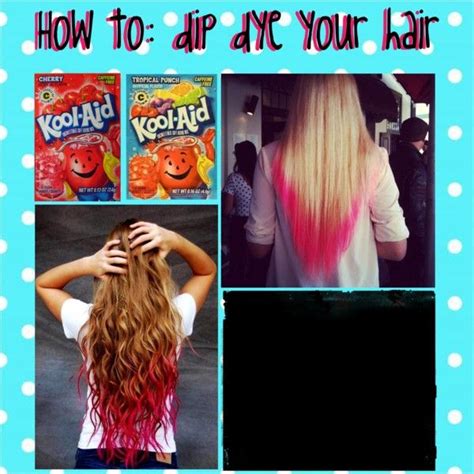 How To Dip Dye Your Hair With Kool Aid You Will Need 2 4
