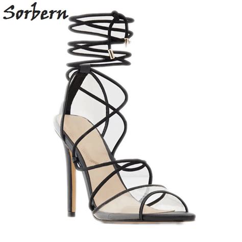 Sorbern Fashion Gladiator Style Sandal For Women High Heel Stilettos