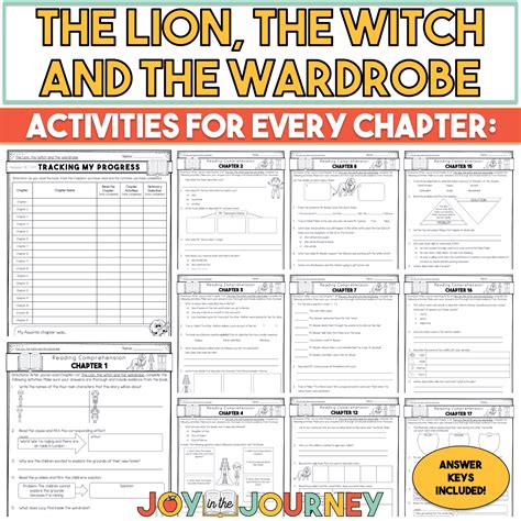 The Lion The Witch And The Wardrobe Novel Study