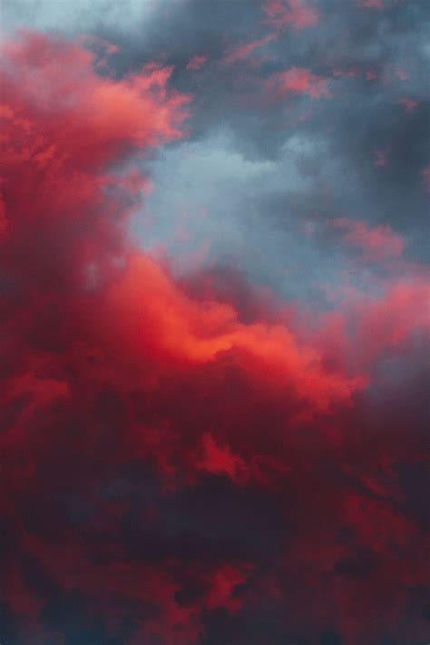 Sky On Fire Red Skies Aesthetic