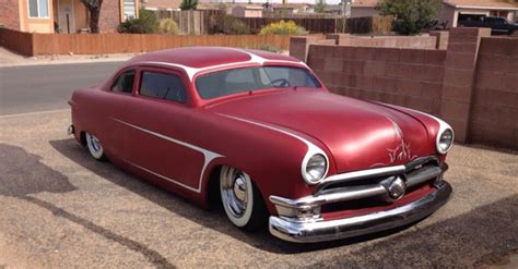 1951 Ford Custom Chopped Bagged Driver The Hamb