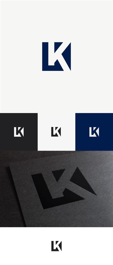 Revised Lk Monogram Design Studio Logo Logo Sketch Design Graphic