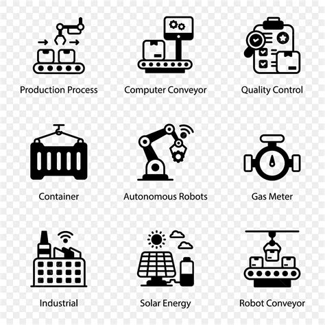 Automation Industry Vector Hd Png Images Pack Of Smart Industries And