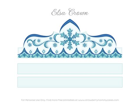 Elsa Crown Printable Frozen Artofit