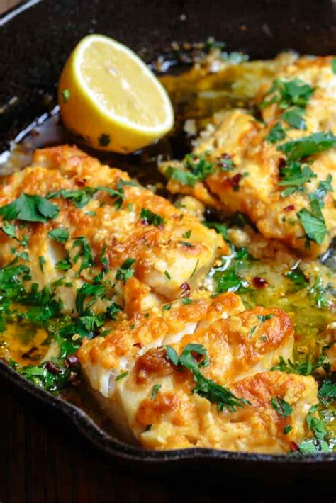 Greek Style Baked Cod Recipe With Lemon And Garlic Baked Cod Recipes