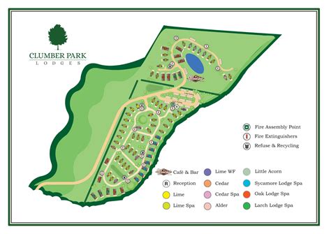 Resort Map Clumber Park Lodges