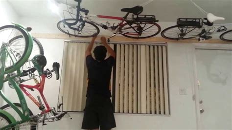 Cheap And Easy Diy Flat To Ceiling Storage Bike Storage Garage Bike