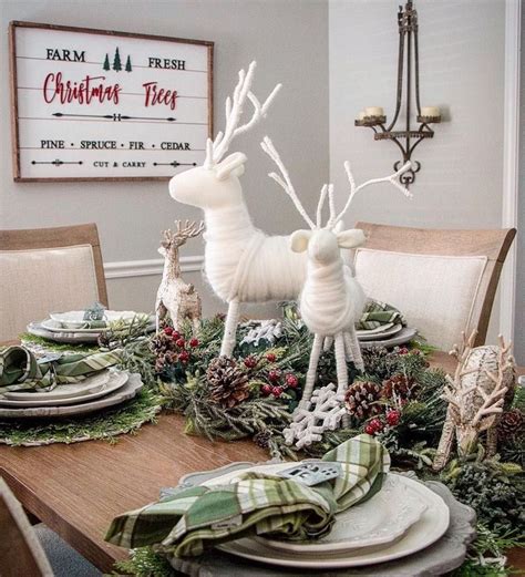 21 Christmas Dining Room Decor Ideas