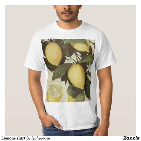 Lemons Shirt Lemon Shirt Lychee Lemons Rib Knit Colorful Shirts