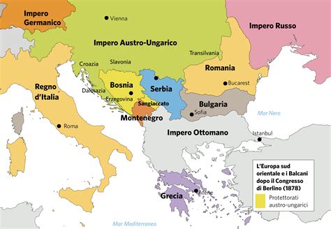 Leuropa Sud Orientale E I Balcani Dopo Il Congresso Di Berlino 1878