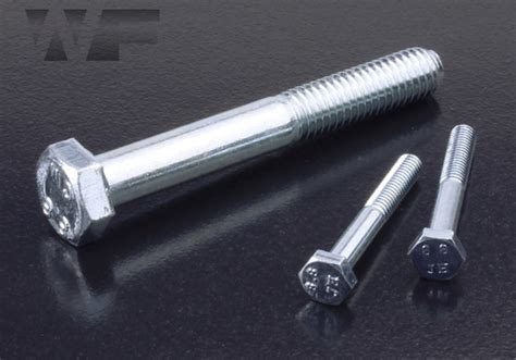 M10 Hex Head Bolts Din 931 Iso 4014 In Bright Zinc Plated Bzp Class