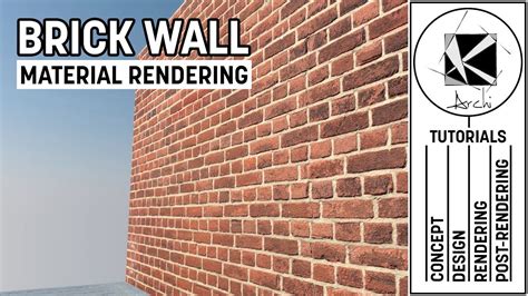 Learn To Create Brick Wall Tutorial Vray Sketchup 20 And Sketchup