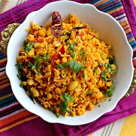 Tomato Rice With South Indian Seasonings