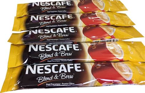 Our unique freshly brewed coffee made with quality of ingredients & an unique process to locks in the nescafé signature taste & aroma in a convenient single serve sachet. NESCAFE 3 in 1 Blend & Brew Instant Coffee Sachet (Select ...