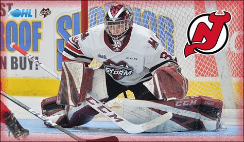 Storm Grad Ohl Goaltender Of The Year Nico Daws Signs Entry Level Nhl