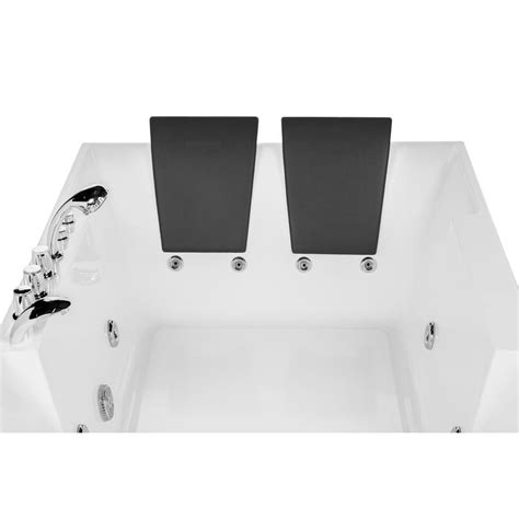 In order to use the jets, it has to (obviously) be filled enough that they are submerged. Empava 72 in. Acrylic Flatbottom Whirlpool Bathtub in ...