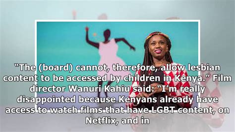 Kenya Bans Lesbian Love Story Film Rafiki Set To Debut At Cannes