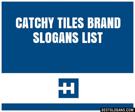 Catchy Tiles Brand Slogans Generator Phrases Taglines