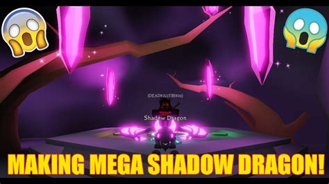 Making A Mega Neon Shadow Dragon Roblox Adopt Me Youtube
