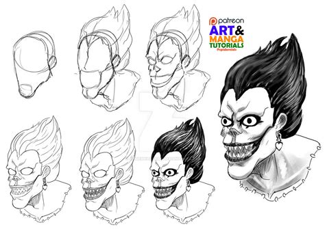 How To Draw Ryuk From Death Note By Spidernielsart On Deviantart