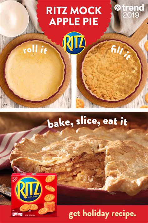 Ritz Mock Apple Pie Ritz Cracker Recipes Food Network Recipes Cracker Recipes