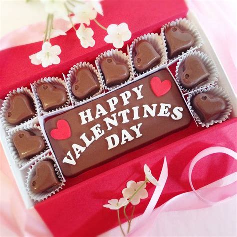 Chocolate Valentines Valentine Chocolate Card Happy Etsy Valentine