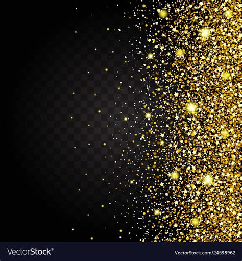 Gold Dust Glitter For Design Royalty Free Vector Image