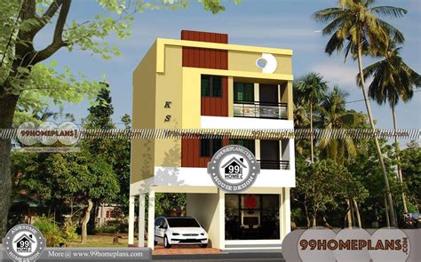 3 bedroom house designs are perfect for small families to live comfortably, with sufficient space and privacy for each person, and also accommodate guests when they visit. 3 Story House Plans Small Lot | 35+ Modern Kerala Luxury ...