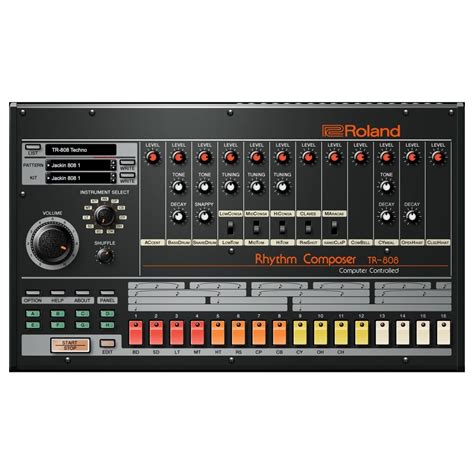 roland cloud tr 808 virtual instrument gear4music