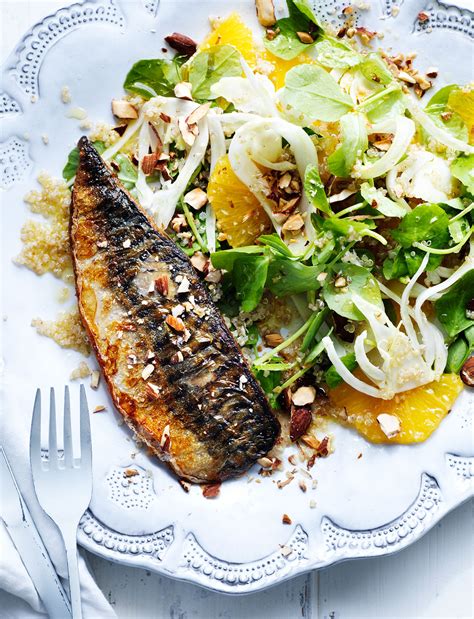 These baja fish tacos are crunchy and delicious. Mackerel with fennel and orange salad recipe | Sainsbury's Magazine