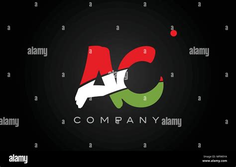 Ac A C Letter Logo Combination Alphabet Vector Creative Company Icon