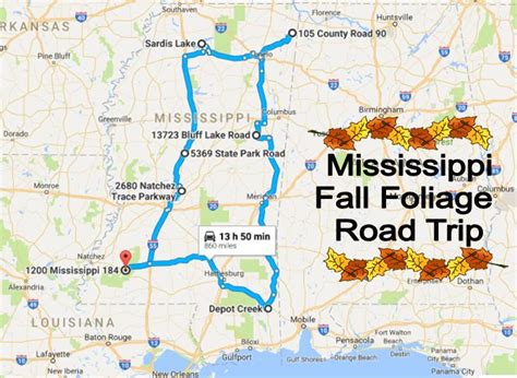 The Ultimate Mississippi Fall Foliage Road Trip