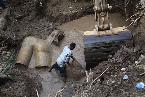 3000 Year Old Pharaoh Ramses Ii Statue Found In Cairo Slum And Its