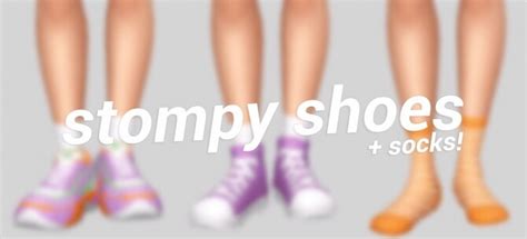 Stompy Shoes Socks At Casteru The Sims 4 Catalog