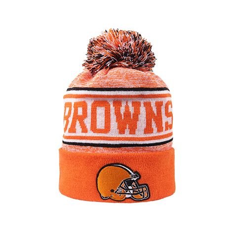 Cleveland Browns Nfl Football Beanie Cap Knit Pom Winter Hat Etsy