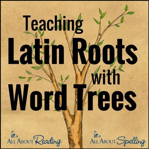 Teach Latin Roots With Word Trees Free Download And Video Teaching