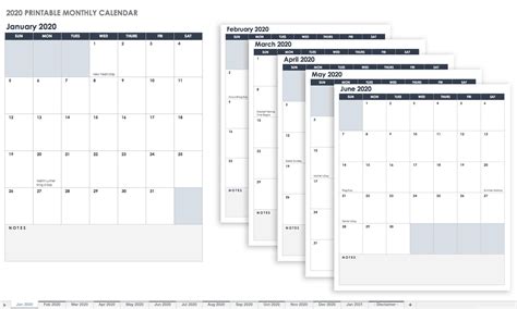 20 Blank Calendar Free Download Printable Calendar Templates ️