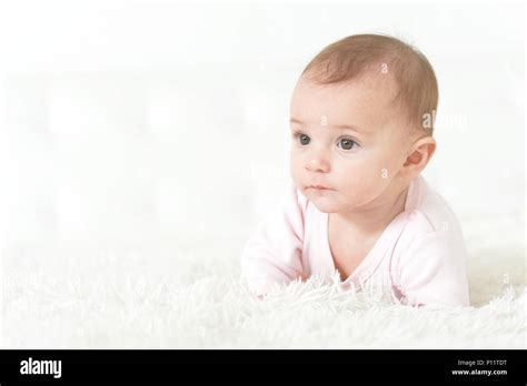 Cute Baby Girl Stock Photo Alamy