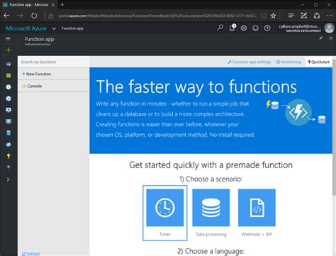Introduction To Azure Functions The Flying Maverick