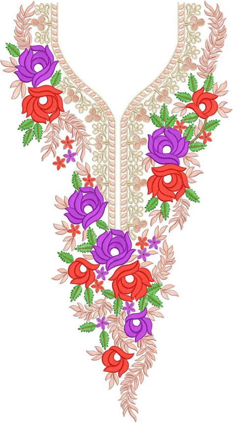 Neck Gala Embroidery Design Embroidery Designs Online Neck
