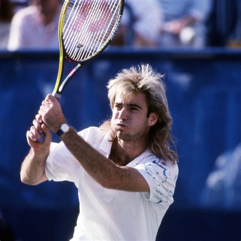 Til Former Tennis Star Andre Agassi Admitted The Lion Mane Style