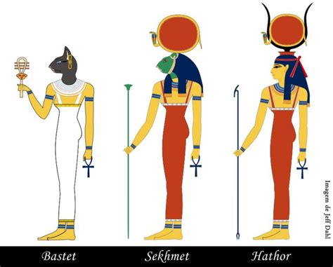 Pequenos Rituais Das Deusas Bastet Sekhmet E Hathor Deusa Hathor