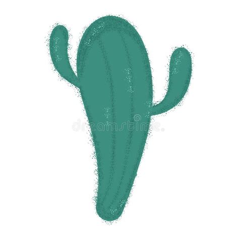 Boceto de un cactus ilustración del vector Ilustración de historieta